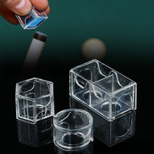 Load image into Gallery viewer, 1PC Transparent Acrylic Chalk Storage Box Square Round Hexagonal Chalk Stain-Proof And Moisture-Proof Protective Box Billiards Supplies