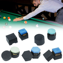Load image into Gallery viewer, 1PC Soft Rubber Chalk Storage Box With Magnetic Holes Stain-Proof Square Round Hexagonal Chalk Protective Box Billiards Supplies