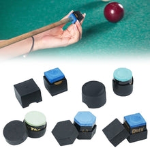 Load image into Gallery viewer, 1PC Soft Rubber Chalk Storage Box With Magnetic Holes Stain-Proof Square Round Hexagonal Chalk Protective Box Billiards Supplies
