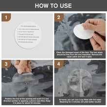 Load image into Gallery viewer, 6CM TPU Transparent Circular Repair Patch Outdoor Tent Raincoat Swimming Ring Waterproof And Leak-Proof Repair Tape