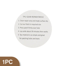 Load image into Gallery viewer, 6CM TPU Transparent Circular Repair Patch Outdoor Tent Raincoat Swimming Ring Waterproof And Leak-Proof Repair Tape