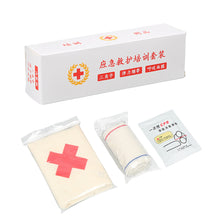 Load image into Gallery viewer, Disposable First Aid Kit 3-Piece Set Triangular Bandage Elastic Bandage And CPR Barrier Mask Outdoor Emergency Medical Supplies
