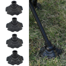 Load image into Gallery viewer, 4PCS Outdoor Camping Moon Chair Foot Covers Anti-Slip And Anti-Sink Rotatable Frog Foot Pads Camping Accessories