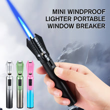 Load image into Gallery viewer, Portable Outdoor Handheld Torch Lighter With Visible Gas Window High-Temperature Resistant Direct Flame Mini Welding Torch