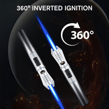 Load image into Gallery viewer, Portable Outdoor Handheld Torch Lighter With Visible Gas Window High-Temperature Resistant Direct Flame Mini Welding Torch