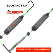 Load image into Gallery viewer, European-Style Anti-Snag Bottom Hook For Multi-Layer Fishing System Ready-To-Fish Iseama Hooks For Crucian Carp Grass Carp Tilapia