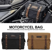 Load image into Gallery viewer, Universal Motorcycle Saddle Bag Side Bag With Removable Inner Bag Travel Motorbike Luggage