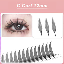 Load image into Gallery viewer, Manga Style Wings Tower Shaped Eyelashes Tower Shaped Grafting Ultra Soft and Non Loose Roots Automatic Trimming False Eyelashes