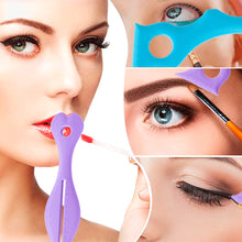 Load image into Gallery viewer, Multi Functional Eyeliner Auxiliary Magic Device Eyelash Baffle Eyeliner Eye Shadow Beauty Tool Silicone Eye Makeup Assistant