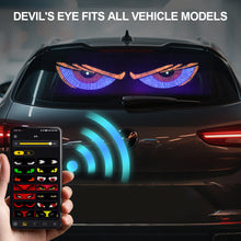 Load image into Gallery viewer, Devil Eye Truck Car RGB LED Pixel Panel Light APP Control Soft Foldable Ambient Light DIY Programmable LED Panel Flexible Display Light