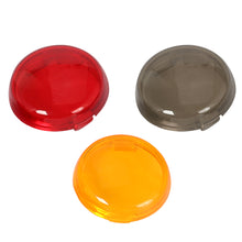 Load image into Gallery viewer, 2Pcs Motorcycle Indicator Turn Signal Light Lens Cover Caps For Harley Dyna Softail Electra Glide Road King Sportster 883 1200