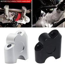 Load image into Gallery viewer, 2Pcs Universal Motorcycle Handle Riser 22mm Handlebar Clamp Mount Back Move Adapter Handlebar Riser Clamp Handlebar Riser Mount