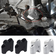 Load image into Gallery viewer, 2Pcs Universal Motorcycle Handle Riser 22mm Handlebar Clamp Mount Back Move Adapter Handlebar Riser Clamp Handlebar Riser Mount