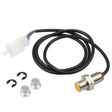 Load image into Gallery viewer, 12v Motorcycles Sensor Cable With 2 Magnets For ATV Scooter Digital Odometer Speedometer Tachometer 3 pins Sensor Cable