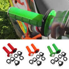 Load image into Gallery viewer, Universal Motorcycle Hand Grips 22mm The Snap-on Cam Lock-on Grips Dirt Bike Handlebar For 125-500 SX SXF EXC EXCF XC XCF