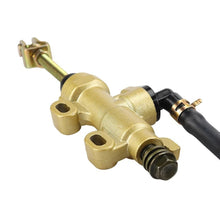 Load image into Gallery viewer, Motorcycle Rear Brake Pump with Fluid Reservoir Cup Foot Hydraulic Refit Rear Brake Master Cylinder Pump For ATV Suzuki Kawasaki Honda Yamaha