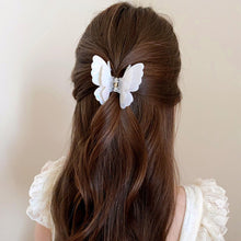 Load image into Gallery viewer, Fairy Butterfly Hair Claw French Retro Acetate Updo Clip for Chignon & Bun Summer Sweet Hair Accessories