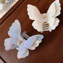Load image into Gallery viewer, Fairy Butterfly Hair Claw French Retro Acetate Updo Clip for Chignon & Bun Summer Sweet Hair Accessories