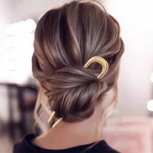 Load image into Gallery viewer, Simple U-Shaped Metal Hairpins French Style Hair Sticks Fashion Women's Hair Jewelry Accessories