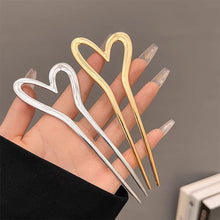 Load image into Gallery viewer, Simple U-Shaped Metal Hairpins French Style Hair Sticks Fashion Women's Hair Jewelry Accessories