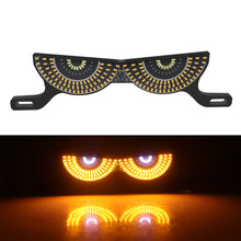 Load image into Gallery viewer, Universal Motorcycle License Plate Screw LED Running Light Angel Eyes Devil Eye Flashing Signal Light