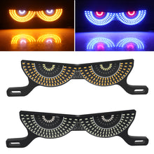 Load image into Gallery viewer, Universal Motorcycle License Plate Screw LED Running Light Angel Eyes Devil Eye Flashing Signal Light