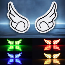 Load image into Gallery viewer, 2Pcs Motorcycle LED Angel's Wings Lights Turn Signal Lamp Motorcycle Decoration Lights Screw Light