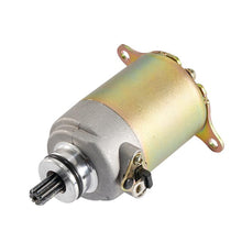Load image into Gallery viewer, 9 Teeth Motorcycle ATV Starter Motor Starter Motor Metal Starter Motor Replacement for GY6‑125 Engine Scooter