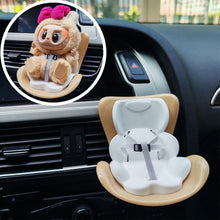 Load image into Gallery viewer, For LABUBU Air Outlet Safety Seat Car Mounted Macaron Doll Aromatherapy Clip Cartoon Toy Doll Car Cute Ornament