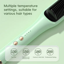Load image into Gallery viewer, EU/US/UK/AU Plug Negative Ion 2-in-1 Straightening & Curling Comb Shine Enhancing Temperature Frizz Control Lazy Girl Hair Styling Tool
