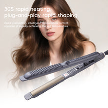 Load image into Gallery viewer, US/EU/UK Plug 2-in-1 Hair Straightener Curler Mini Flat Iron for Bangs Portable Small Wavy Curls Instant Heat Curl Ends Hair Tool