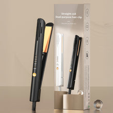 Load image into Gallery viewer, 2-in-1 Hair Styler Compact Quick Heat Frizz Free Travel Hair Straightener Professional Hair Styler Tool