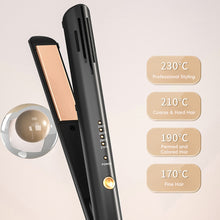 Load image into Gallery viewer, 2-in-1 Hair Styler Compact Quick Heat Frizz Free Travel Hair Straightener Professional Hair Styler Tool