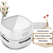 Load image into Gallery viewer, Mini Cordless Handheld Vacuum Portable Desktop All-in-One Vacuum Cleaner Keyboard Dust Scraps of Paper Clean Household Office Stationery