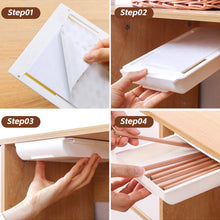 Load image into Gallery viewer, Creative Hidden Drawer Organizer Sticky Small Drawer Under Desk Space-saving Adhesive Stationery Holder Organizer Office/Home Use