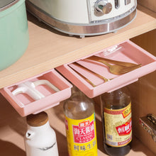 Load image into Gallery viewer, Adhesive Under Desk Drawer Hidden Storage Box Space Saving Multi-Purpose Stationery Organizer for Stationery/Office Supplies