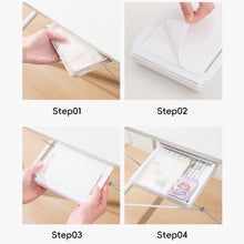 Load image into Gallery viewer, Adhesive Under Desk Drawer Hidden Storage Box Space Saving Multi-Purpose Stationery Organizer for Stationery/Office Supplies