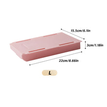 Load image into Gallery viewer, Adhesive Under Desk Drawer Hidden Storage Box Space Saving Multi-Purpose Stationery Organizer for Stationery/Office Supplies
