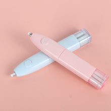 Load image into Gallery viewer, Electric Sketch Eraser Pen with 10pcs Refills Auto Rotating Battery-Powered for Artists/Drawing Students Sketching Highlighter Erase Pencil Tool