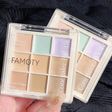 Load image into Gallery viewer, 9 Colors Face Concealer Highlighter Spotty Acne Print Dark Eye Circles Tear Gap Brightening Skin Tone Long-lasting