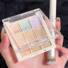 Load image into Gallery viewer, 9 Colors Face Concealer Highlighter Spotty Acne Print Dark Eye Circles Tear Gap Brightening Skin Tone Long-lasting
