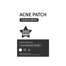 Load image into Gallery viewer, 360pcs Acne Patch Mild Non-irritating Lightens Acne Hydrocolloid Acne Sticker Anti-Acne Hydrocolloid Patches