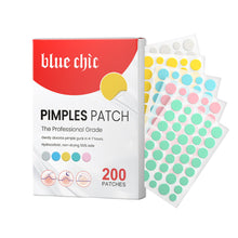 Load image into Gallery viewer, 200Pcs Repair Acne Patches Fade Blemishes Pimple Marks Closed Acne Blemishes Hydrocolloid Star Heart Shaped Cover Acne Pimple Patch