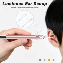 Load image into Gallery viewer, Baby Ear Cleaner Spoon Ear Digger LED Flash Light Visual Children Earpick Visual Children Earpick Ear Cleaning Kit