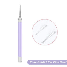 Load image into Gallery viewer, Baby Ear Cleaner Spoon Ear Digger LED Flash Light Visual Children Earpick Visual Children Earpick Ear Cleaning Kit