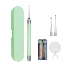 Load image into Gallery viewer, Baby Ear Cleaner Spoon Ear Digger & Tweezers LED Flash Light Visual Children Earpick Visual Children Earpick Ear Cleaning Kit