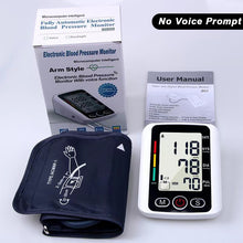Load image into Gallery viewer, Digital Blood Pressure Monitor Arm Sphygmomanometer Heart Rate Pulse Meters Big Screen Automatic Tonometer with Cuff
