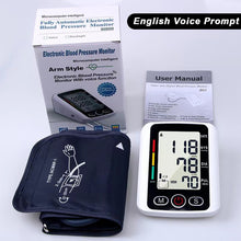 Load image into Gallery viewer, Digital Blood Pressure Monitor Arm Sphygmomanometer Heart Rate Pulse Meters Big Screen Automatic Tonometer with Cuff