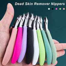 Load image into Gallery viewer, Nail Cuticle Dead Skin Scissors Stainless Steel Diagonal Nail Clipper Dead Skin Remover Pedicure Nail Cutters Tool