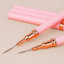 Load image into Gallery viewer, 5Pcs Nail Art Liner Nail Brush Liner DIY Painting Pen Manicure Acrylic Drawing Brush for Nails Tip Display Carving Art Painting Tool